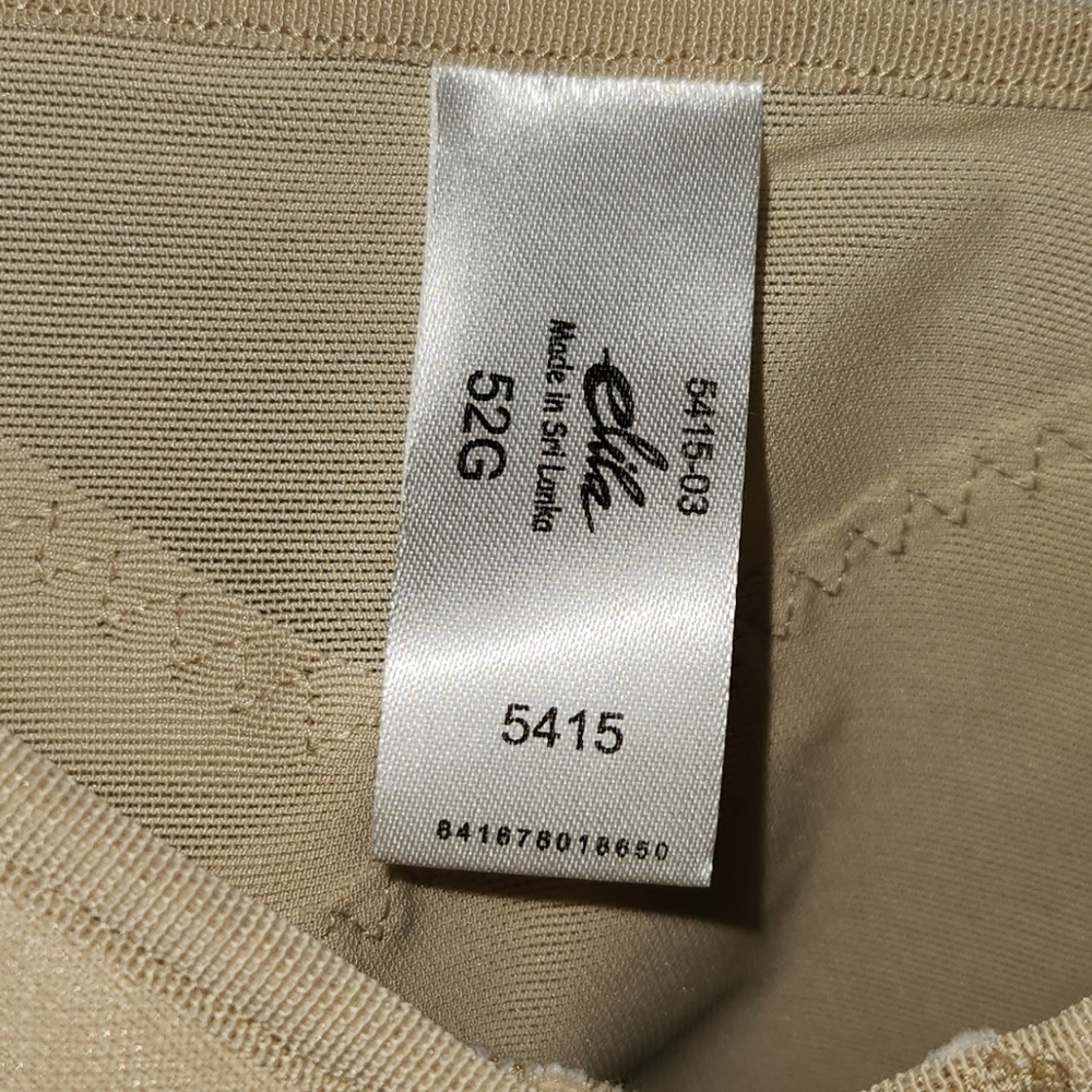 Wireless Elia Bra NWT 5415 Sz 52G Beige Nude Jacquard - Picture 2 of 5